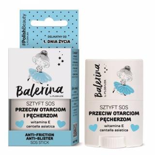 BALERINA Sztyft SOS przeciw otarciom i pęcherzom witamina E centella asiatica - FLOSLEK
