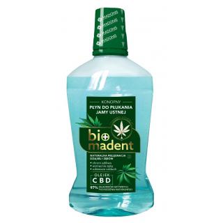 Konopny płyn do płukania ust CBD - Bio Madent