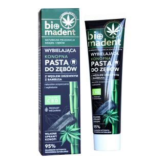 Konopna pasta wybiela zęby CBD - BIOMADENT