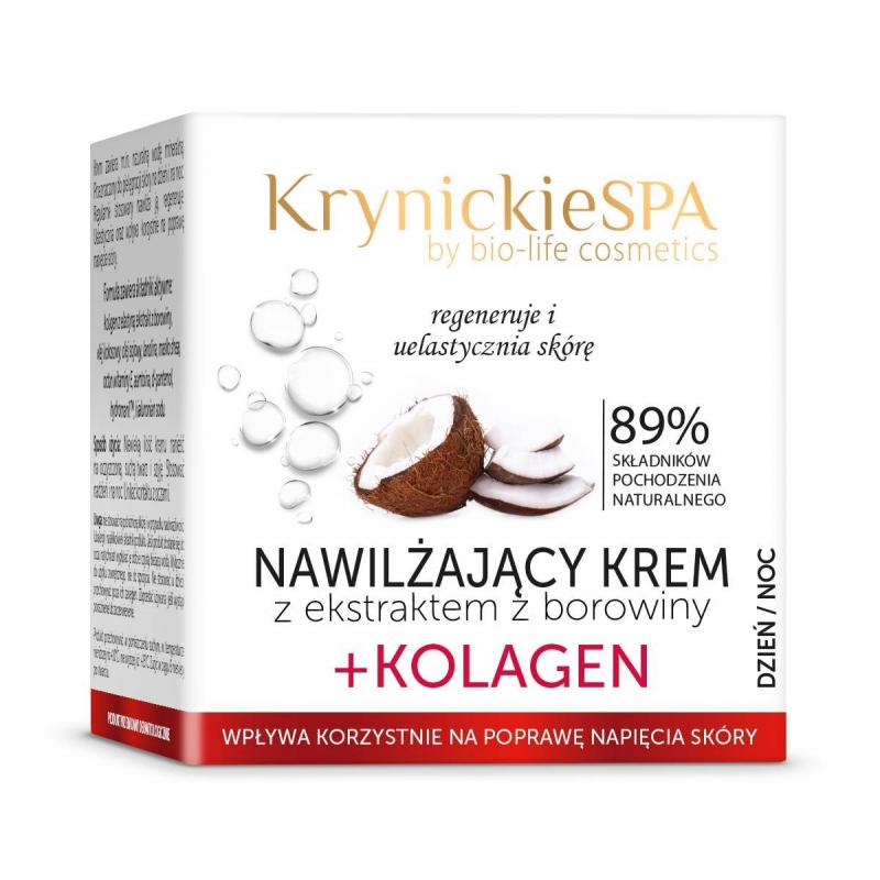 Krem borowinowy nawilżający+kolagen - KRYNICKIE SPA